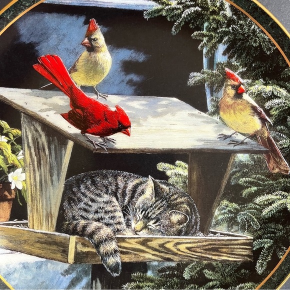 Vintage 1994 The Bradford Exchange Collectors Plate Cat Nap by Persis Weirs - Picture 2 of 5